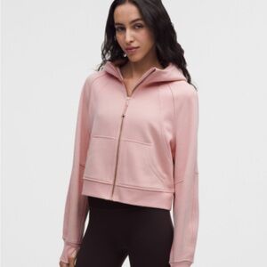 LULULEMON SCUBA OVERSIZED HOODIE FULL ZIP PINK HAZE SIZE XS/S